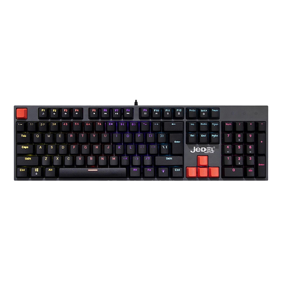 JEDEL KL-63D 104 Key Core Bright Scheme Mechanical Keyboard