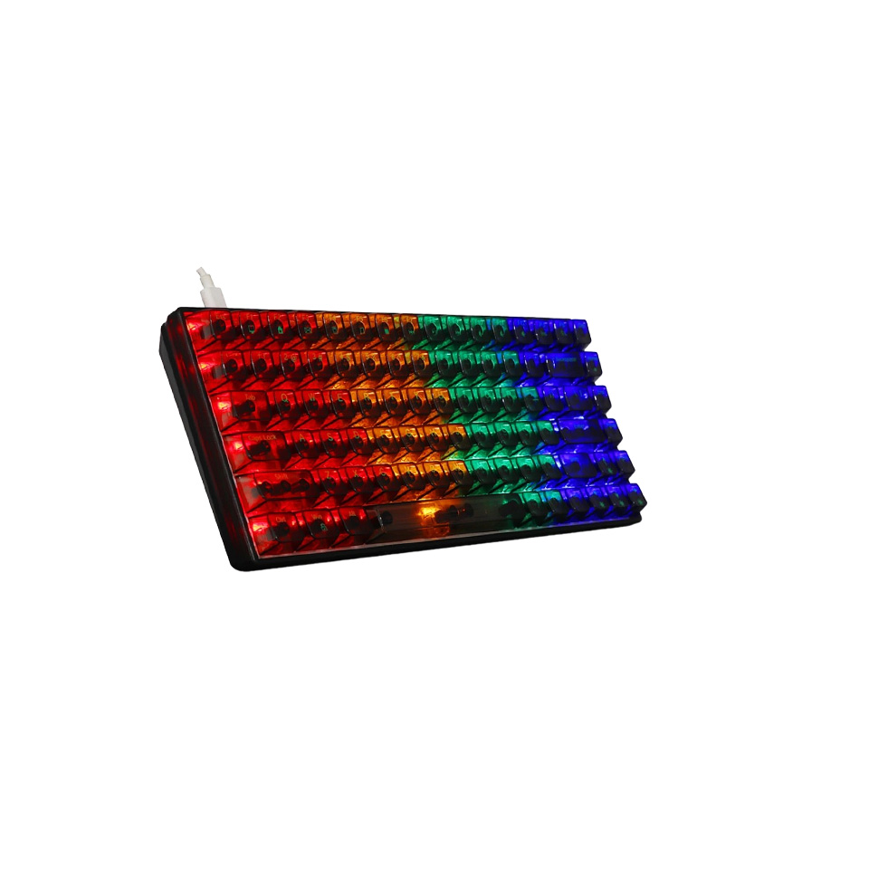 JEDEL KL-123 84Keys Wired Raibow Lighting Mechanical Keyboard