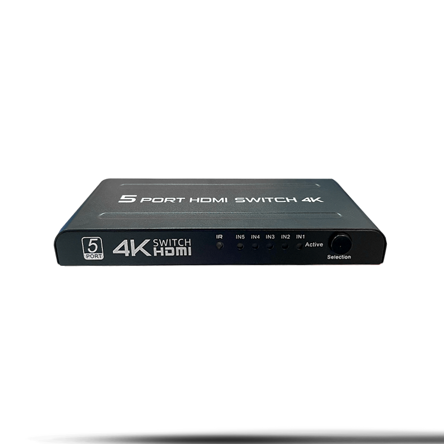 FJGEAR 4K501 5-Port 4K 3D HDMI Switch