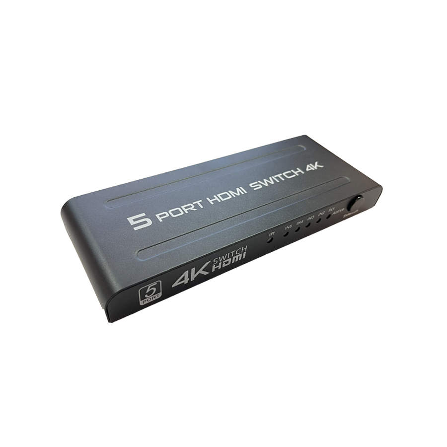 FJGEAR 4K501 5-Port 4K 3D HDMI Switch