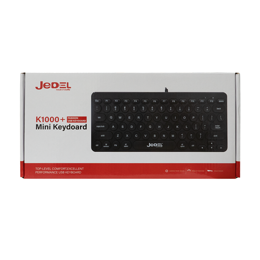 JEDEL K1000+ Wired Silver Paste Conductive Film Keyboard