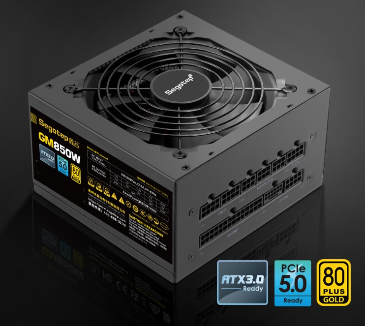 Segotep GM850W 80 PLUS Gold ATX 3.0 Power Supply